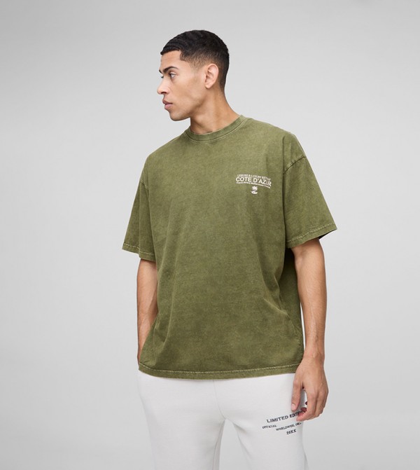 Cote D'Azur Printed Oversized T-Shirt