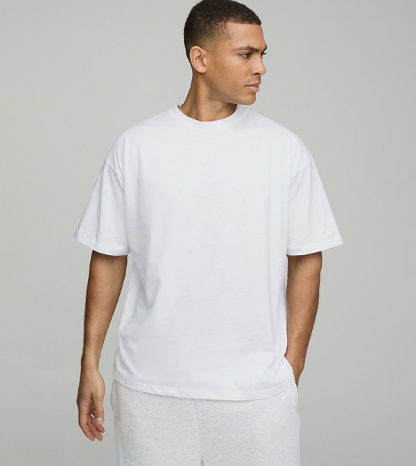 Solid Short Sleeves Oversized T-Shirt