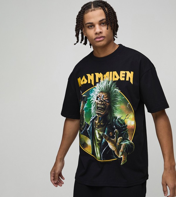 Iron Maiden License Oversized T-Shirt