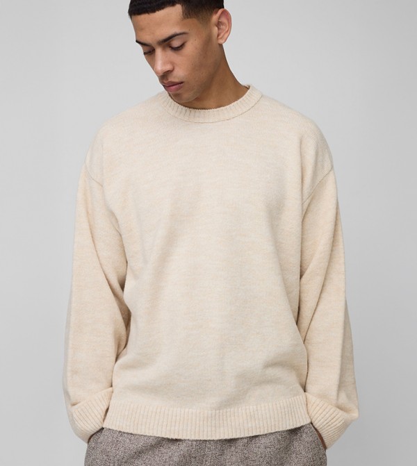 Fluffy Knitted Oversized Jumper
