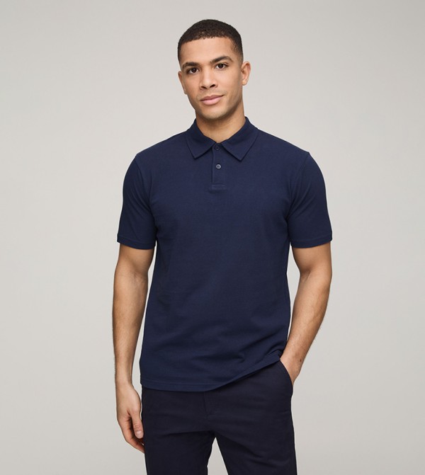 Pique Short Sleeves Slim Fit Polo T-Shirt