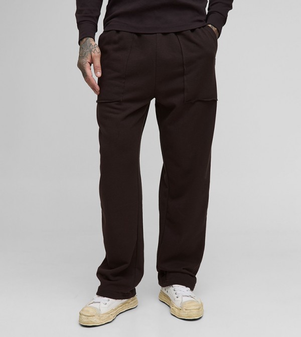 Tall Oversized Raw Seam Pocket Detail Sweatpants