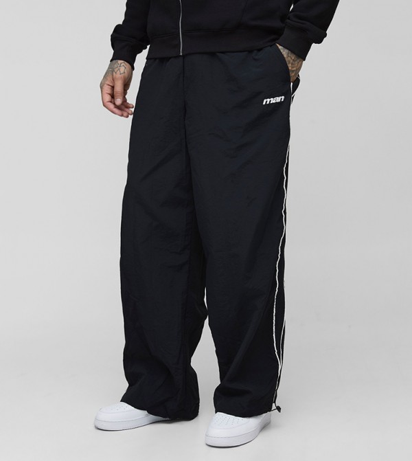 Tall Embroidered Parachute Trousers