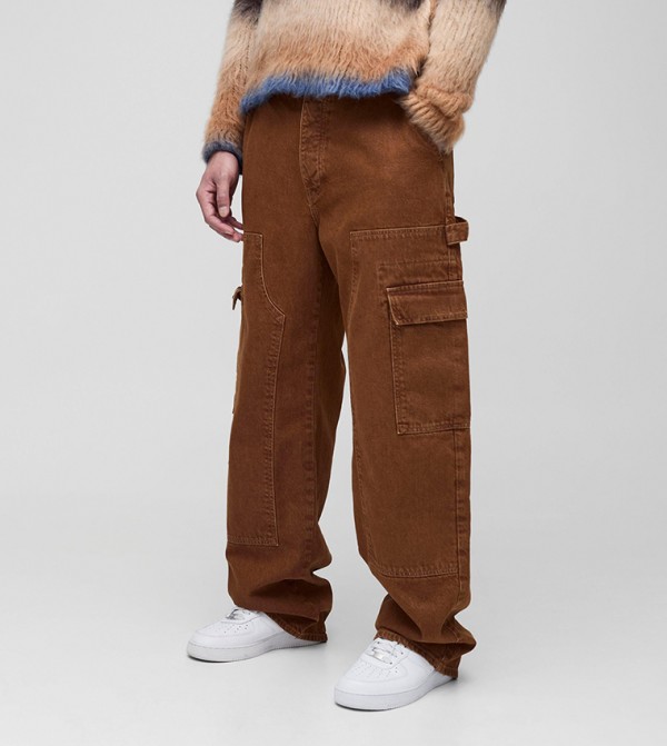 Tall Relaxed Fit Carpenter Cargo Jeans