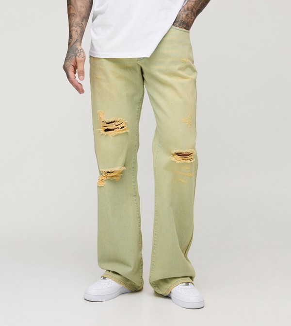 Tall Ripped Rigid Flared Jeans
