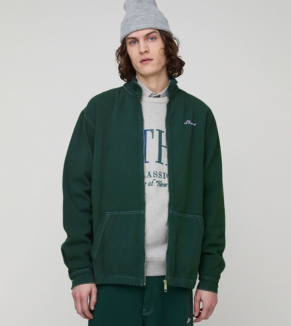 Tall L'Homme Contrast Stitch Twill Jacket