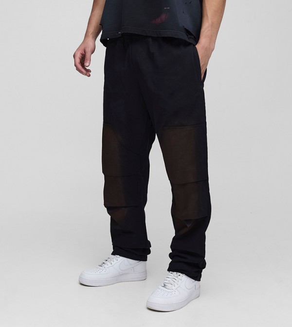 Mid Rise Twill Carpenter Trousers