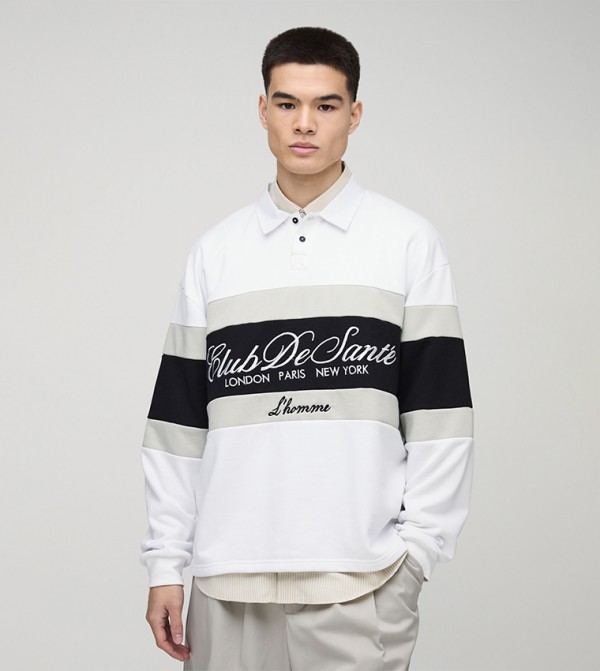 Club De Sante Rugby Oversized Polo T-Shirt