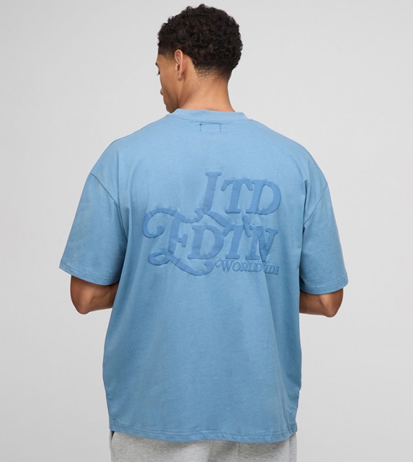 Oversized Puff Printed Heavyweight T-Shirt