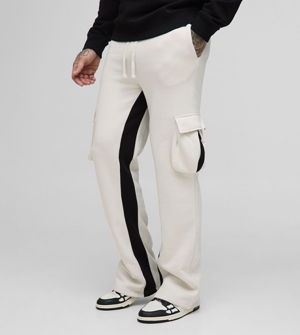 Tall Cargo Flare Gusset Sweatpants