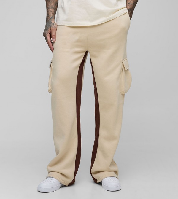 Tall Cargo Flared Gusset Sweatpants