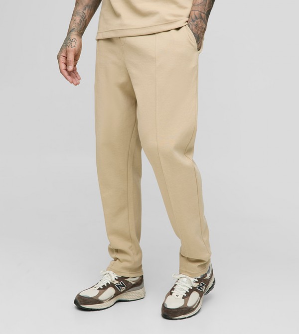 Tall Interlock Pintuck Tapered Fit Joggers
