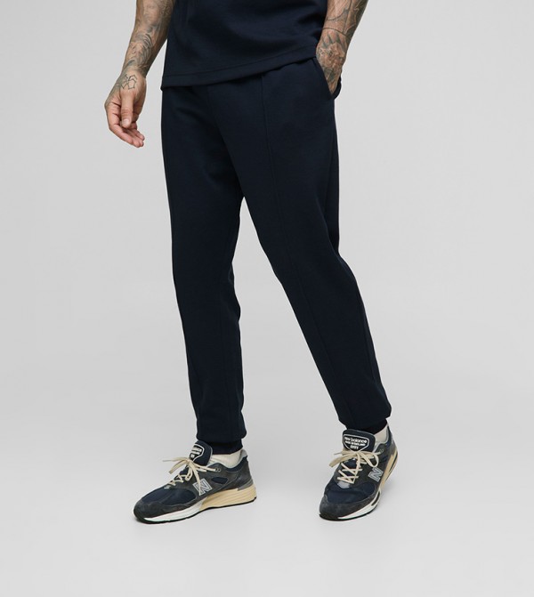 Tall Pintuck Cuffed Interlock Joggers