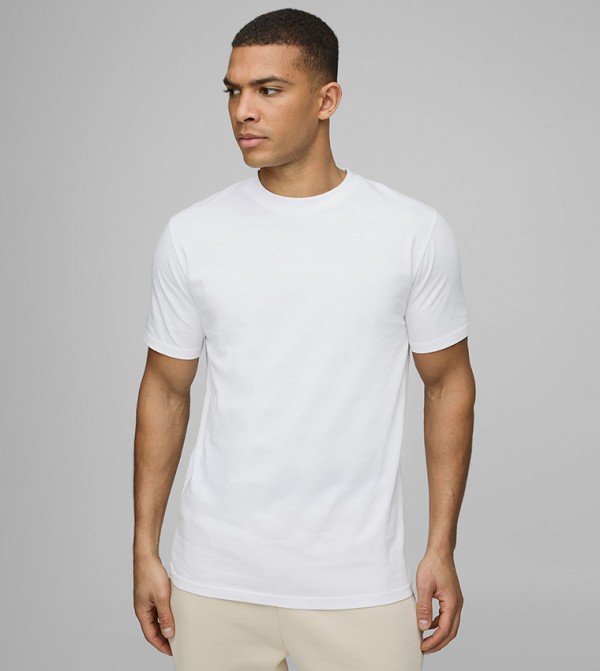 Pack of 2 Slim Fit Crew Neck T-Shirts