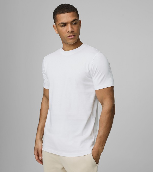 Pack of 3 Slim Fit Crew Neck T-Shirts