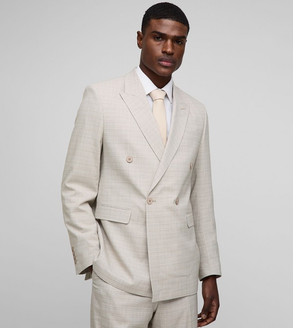 Double Breasted Relaxed Fit Blazer
