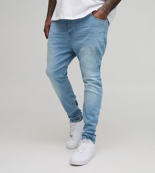 Mid Rise Stretch Skinny Fit Jeans