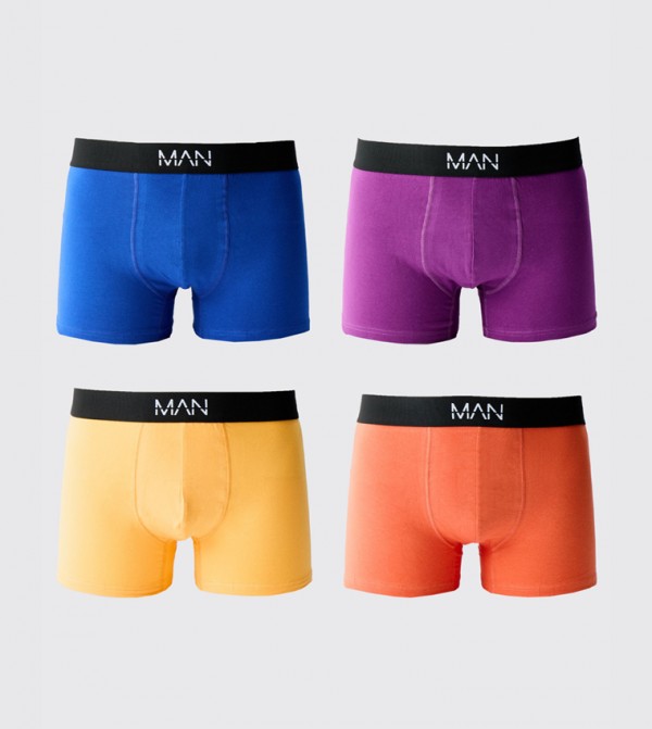 Pack of 5 Logo Waistband Trunks