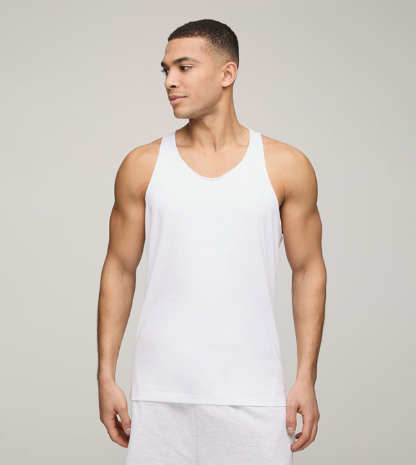 Regular Fit Crew Neck Vest