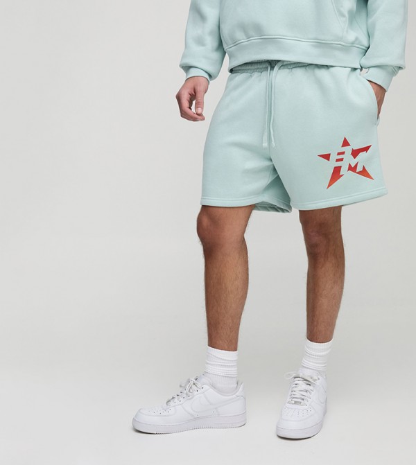 Printed Jersey Shorts