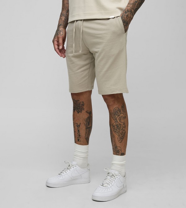 Tall 260Gsm Loopback Regular Fit Solid Shorts