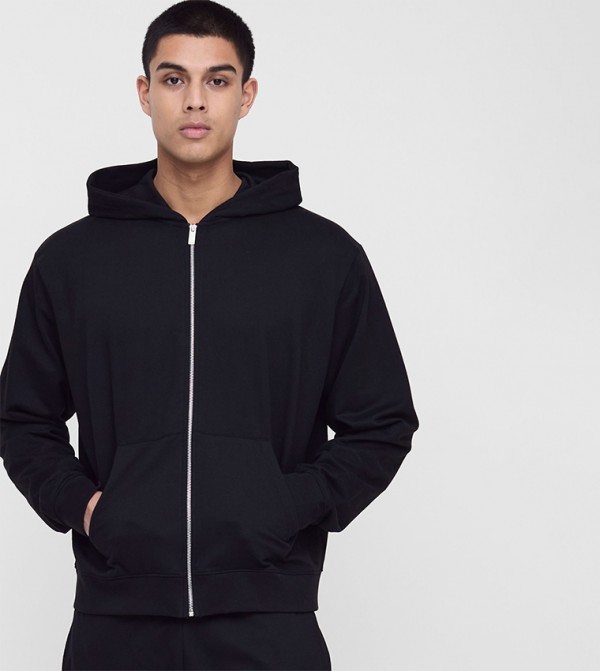 Tall Zip-Through Oversized Hooded Jacket