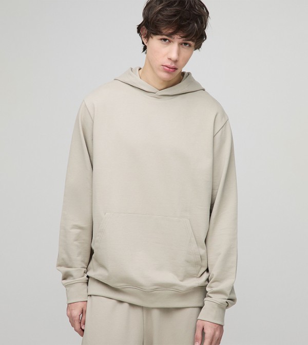Tall Solid Long Sleeves Hoodie
