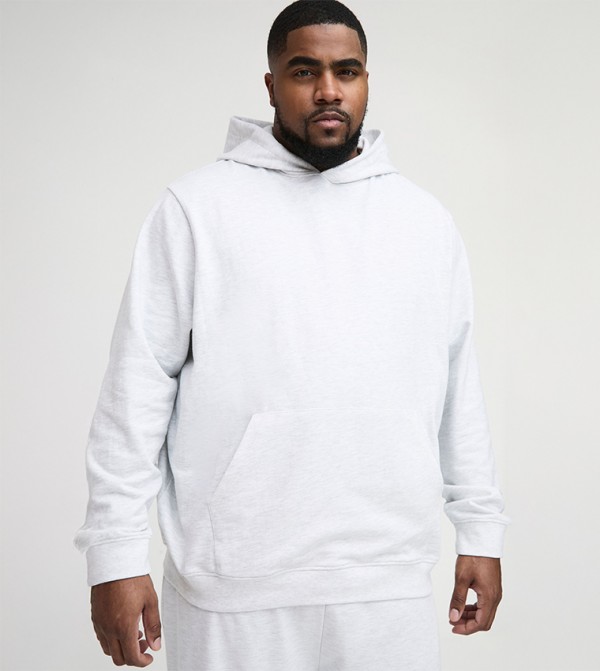 Solid Long Sleeves Oversized Hoodie