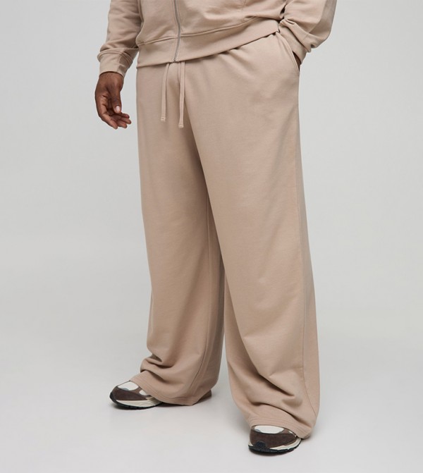 Plus & Tall Lightweight Wide Fit Basic Sweatpants
