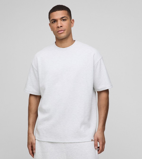 Man Metal Tab Heavyweight Interlock T-Shirt