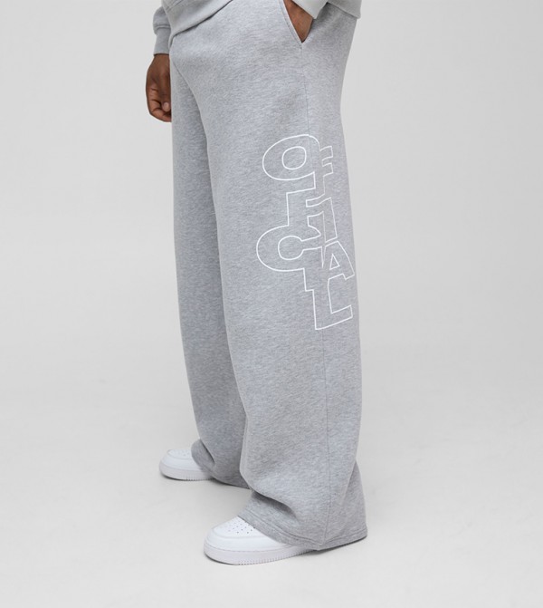 Plus & Tall Wide Leg Official Outline Sweatpants