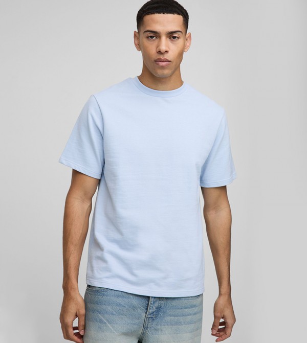 Solid Crew Neck T-Shirt