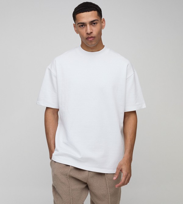 Solid Short Sleeves Oversized T-Shirt