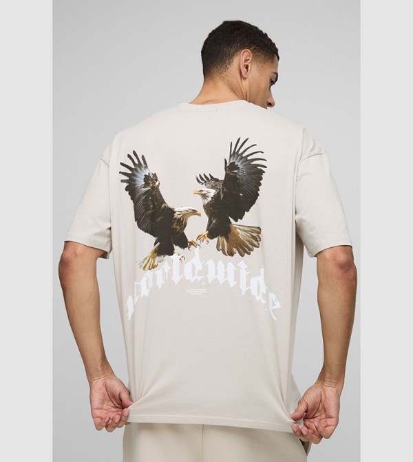 Eagle Graphic Oversized T-Shirt