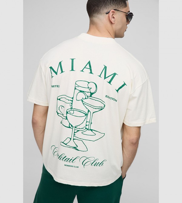 Miami Cocktail Club Oversized T-Shirt