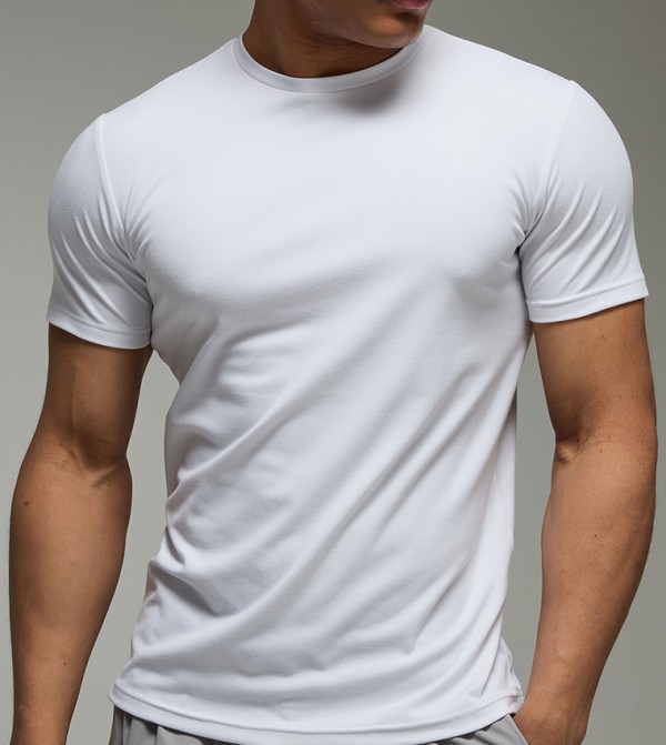 Ultra-Soft Brushed Short Sleeves Active T-Shirt