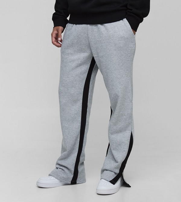 Plus & Tall Relaxed Split Hem Gusset Sweatpants