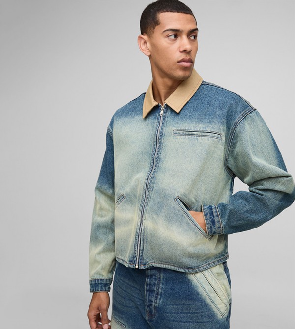Extreme Washed Oversized Denim Jacket