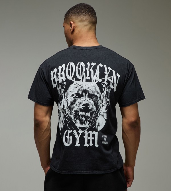 Washed Brooklyn Oversized Active T-Shirt