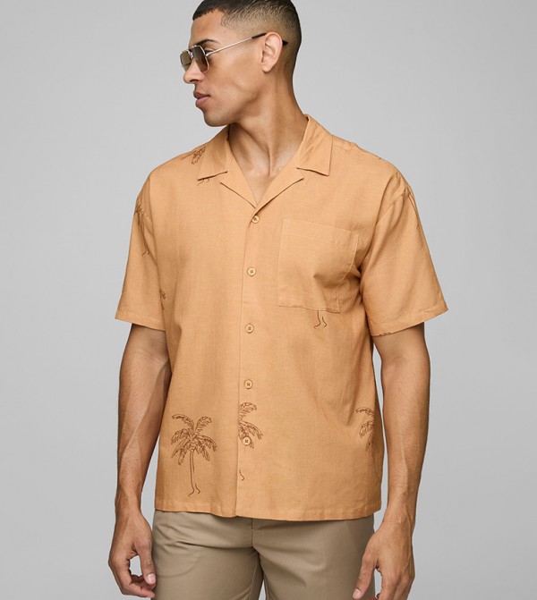 Printed Short Sleeves Shirt