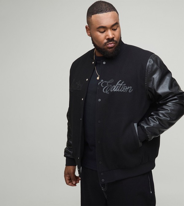 Tonal Limited Edition Melton Bomber Oversized Jacket
