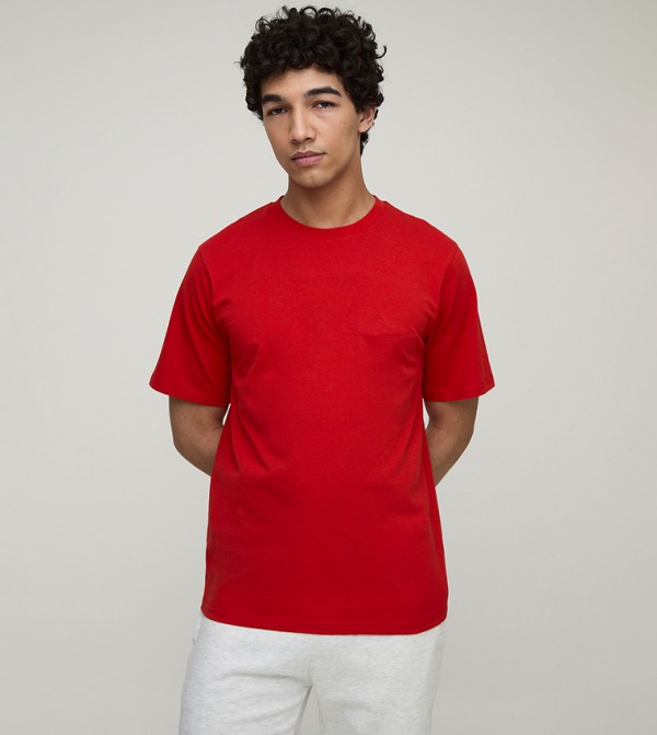 BM Signature Embroidered Crew Neck T-Shirt