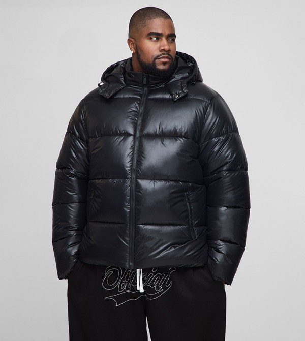 High Shine Oversized Puffer Jacket