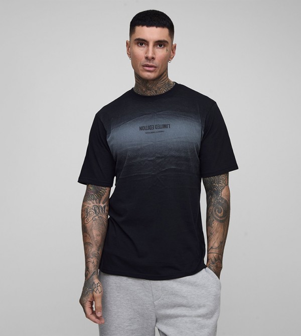 Tall Limited Edition Print Spay Wash T-Shirt