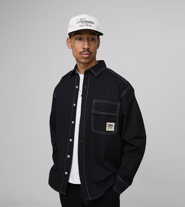 Super Oversized Washed Long Sleeves Shirt
