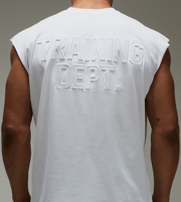 Training Dept Embossed Oversized Tank Top