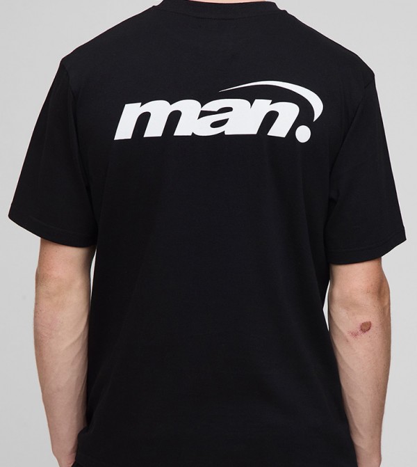 Logo Printed Crew Neck T-Shirt