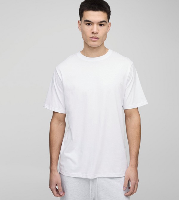 Solid Crew Neck T-Shirt