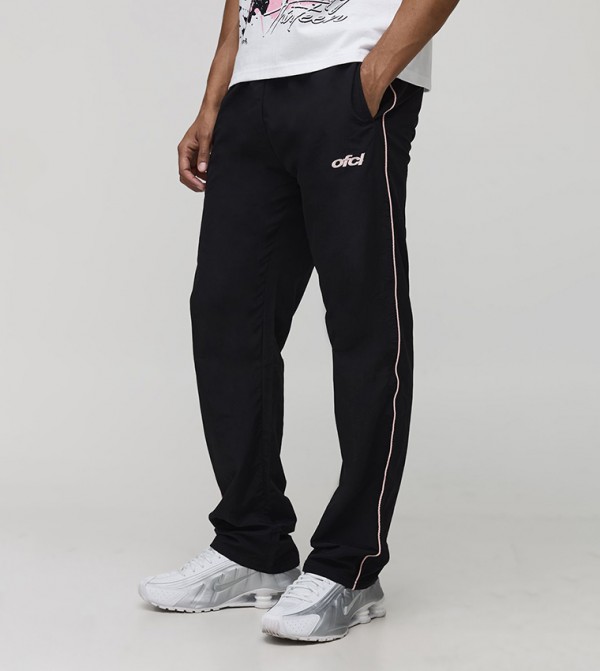 بنطال كاجوال بقماش مجعد