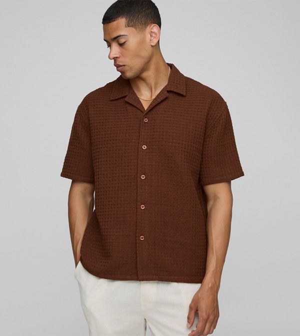 Jumbo Waffle Revere Short Sleeves Shirt
